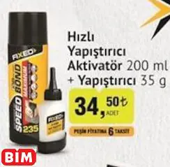 SGS HIZLI  YAPIŞTIRICI AKTİVATÖR 200 ML + YAPIŞTIRICI 35 G